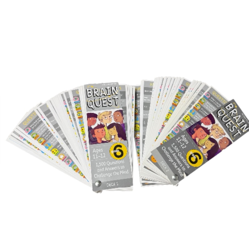 Brain Quest Grade 6 Card Set - Picture 6 of 7